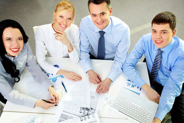 Fototapeta premium Confident team