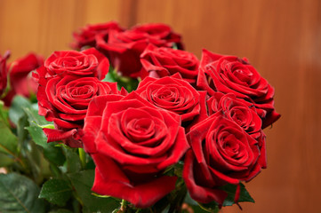 Obraz premium Bouquet of red roses