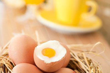 Breakfast eggs