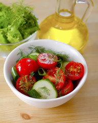 salad with tomato
