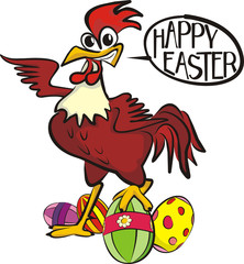 recommend cock painted chicken eggs