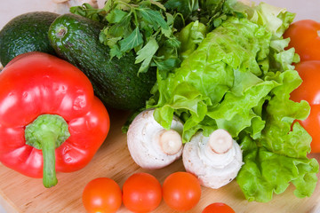 Fresh vegetables