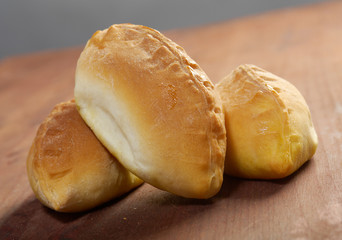 pierogi .Home cake with jam against
