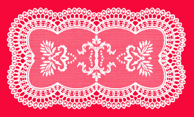 Frame lace-like