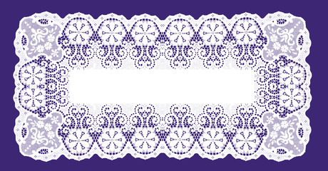 Frame lace-like