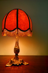 antique table lamp