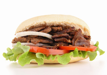 isolated kebab