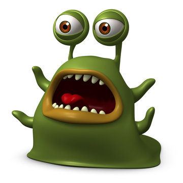 green slug monster