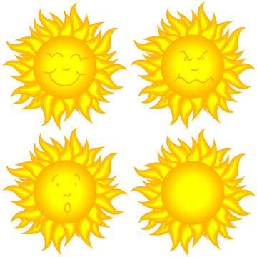 Sun faces