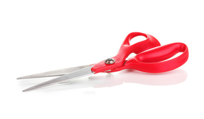 Sewing scissors isolated on white