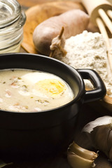 Traditional Polish White Borscht For Easter