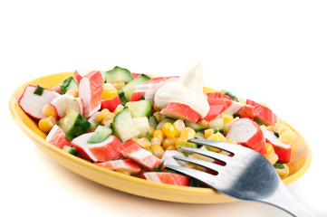 fresh vegetable salad