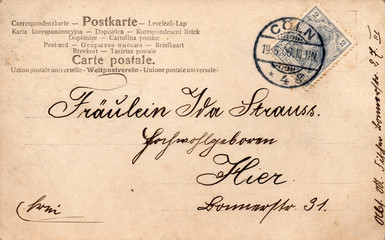 Die alte Postkarte 1906