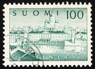 Postage stamp Finland 1958 South Harbor, Helsinki