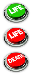 Life and death button