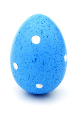Single blue Easter egg
