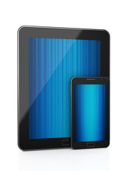 tablet pc with mobile phone