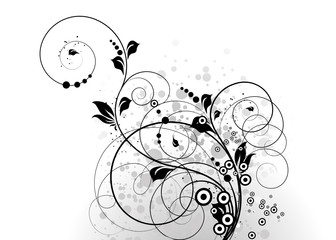 Abstract floral background