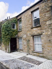 stone house in Hawes in Wensleydale North Yorks England