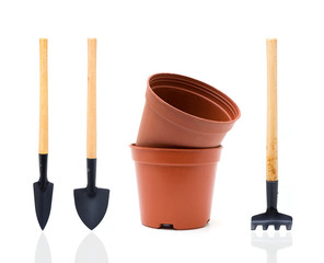 Garden tools (Clipping path!)