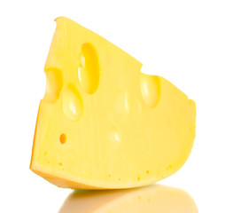 Сheese isolated on white