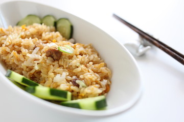 Chinese cuisine, roasted pork fried rice