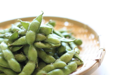 Japanese cuisine, boiled Edamame bean