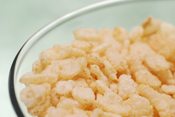 Healthy corn cereal