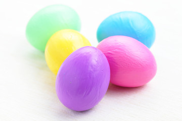 colorful easter eggs