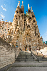 Fototapeta premium La Sagrada Familia, Barcelona, Hiszpania.