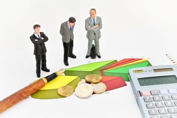 Diagramm Auswertung Geld Euro Manager