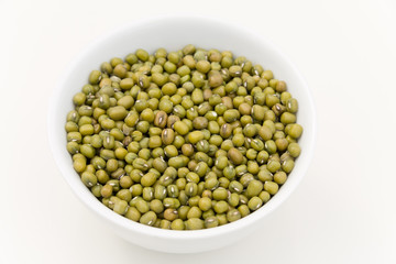 Bowl of mung beans
