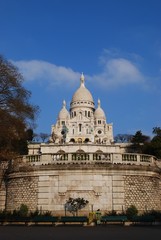 Fototapeta na wymiar Bazylika Sacre Coeur, Montmartre, Paryż, Francja