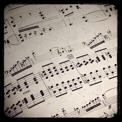 Fototapeta premium Vintage tło muzyczne