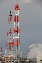 Oil refinery in Japan