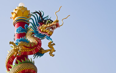 Fototapeta premium Dragon statue.