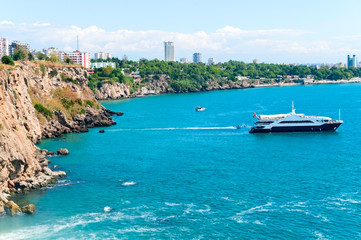 Naklejka premium widok na Antalya, Turcja