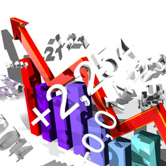 3d text graph market