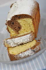 Rührkuchen mit Schokolade