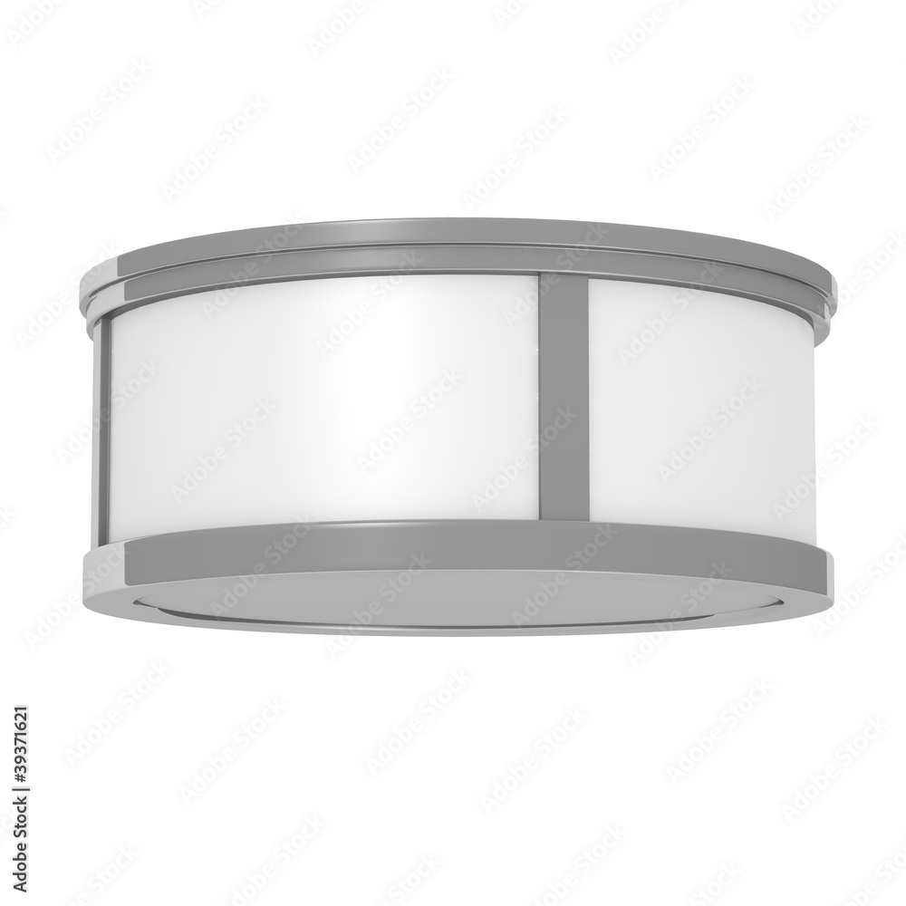 Wall mural 3d render of ceiling light