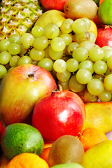 Fototapeta na wymiar Close up of fresh fruit.