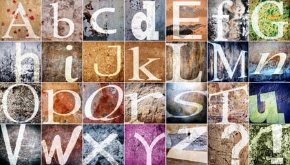 Alphabet - Texture