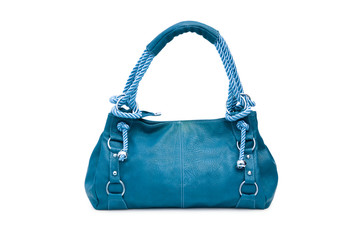Woman accessory - stylish bag on white