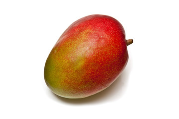 Mango isolated on a white studio background.