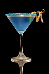 Blueberry lemon martini