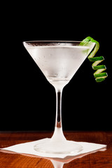 Martini with a lime twist