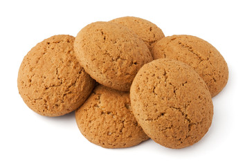 oat cookies pile
