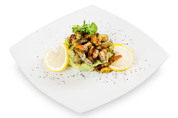 baked mussels