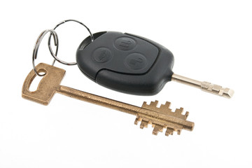 Keys from house and car.