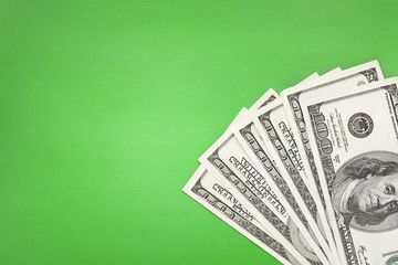 Money on green background - 39381485